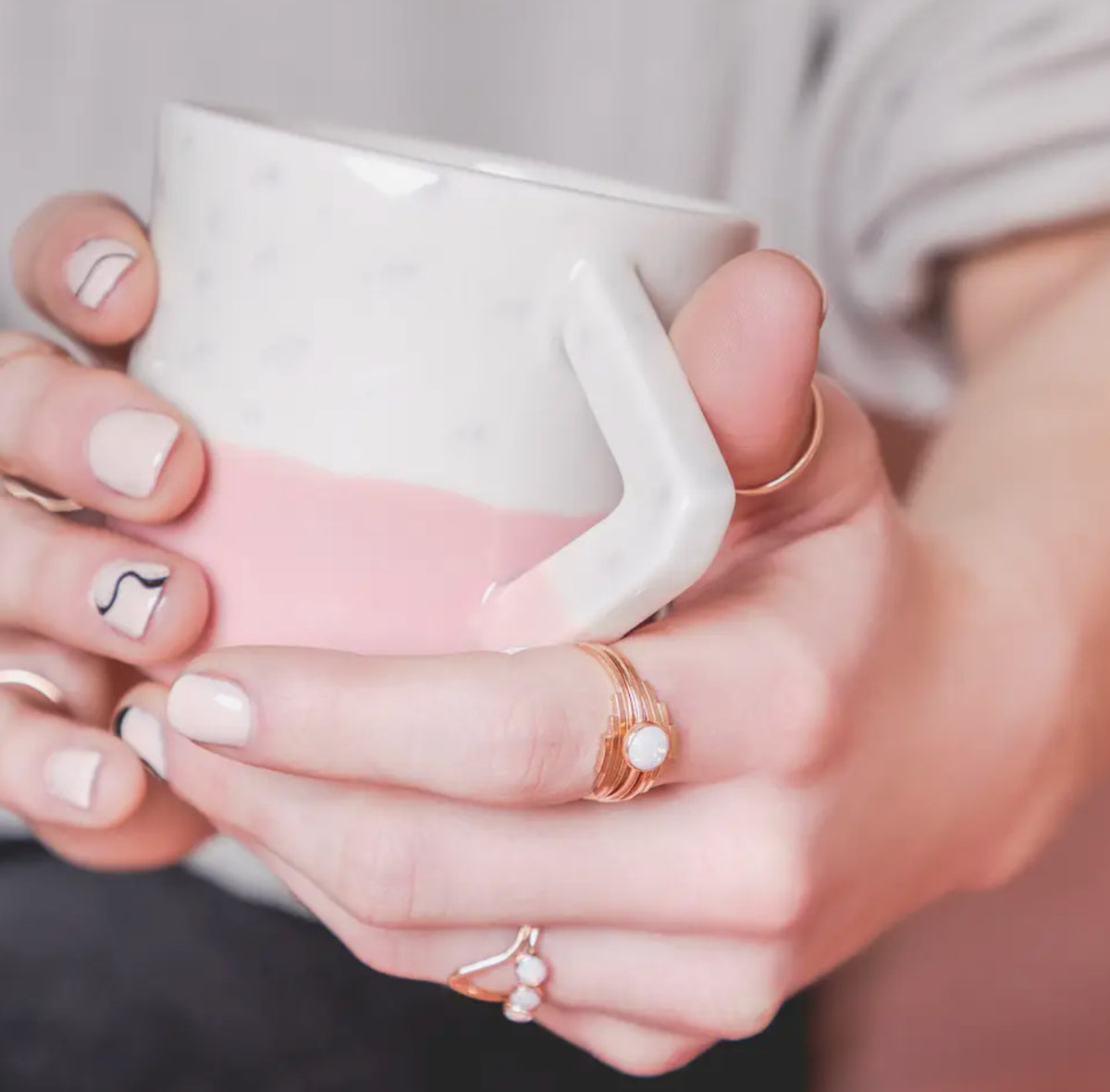 Serenity Stone: White Opal Ring