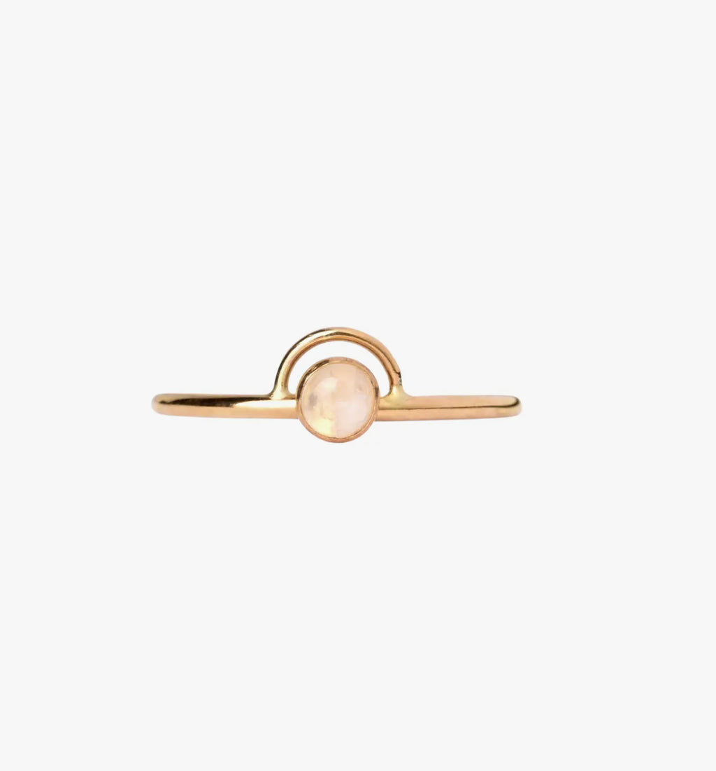 Feminine & Healing: Moonstone Sun Ring