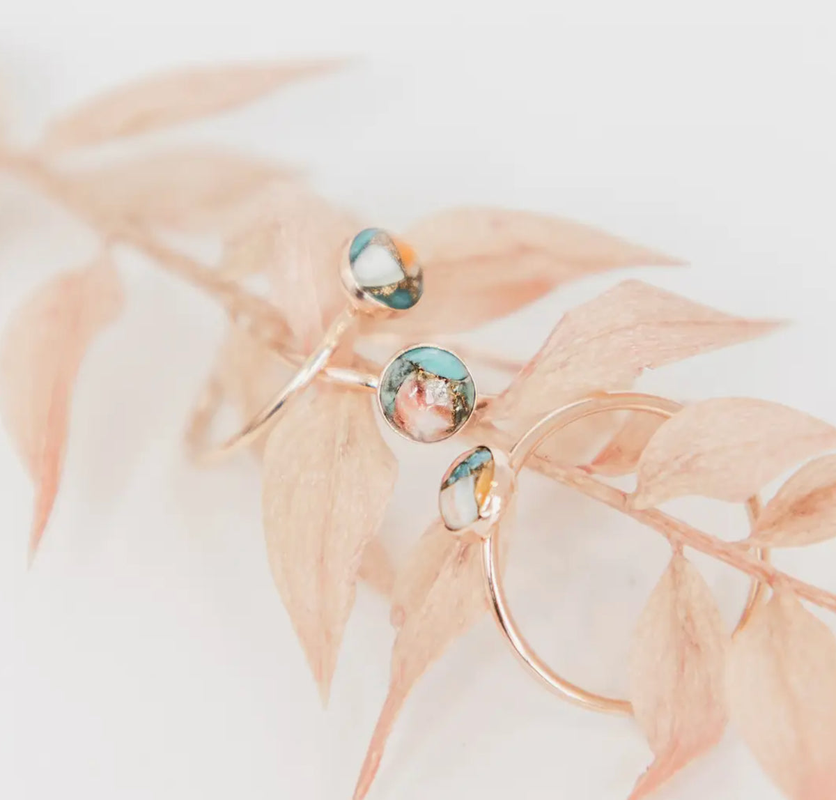 Grounding & Protection: Oyster Turquoise Ring