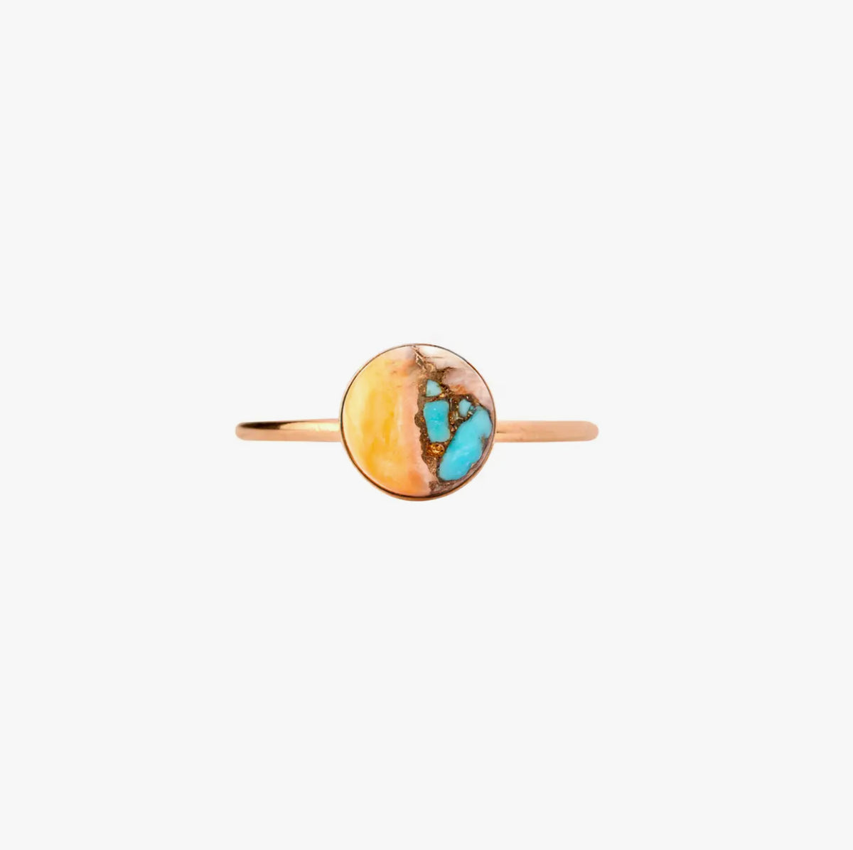 Grounding & Protection: Oyster Turquoise Ring