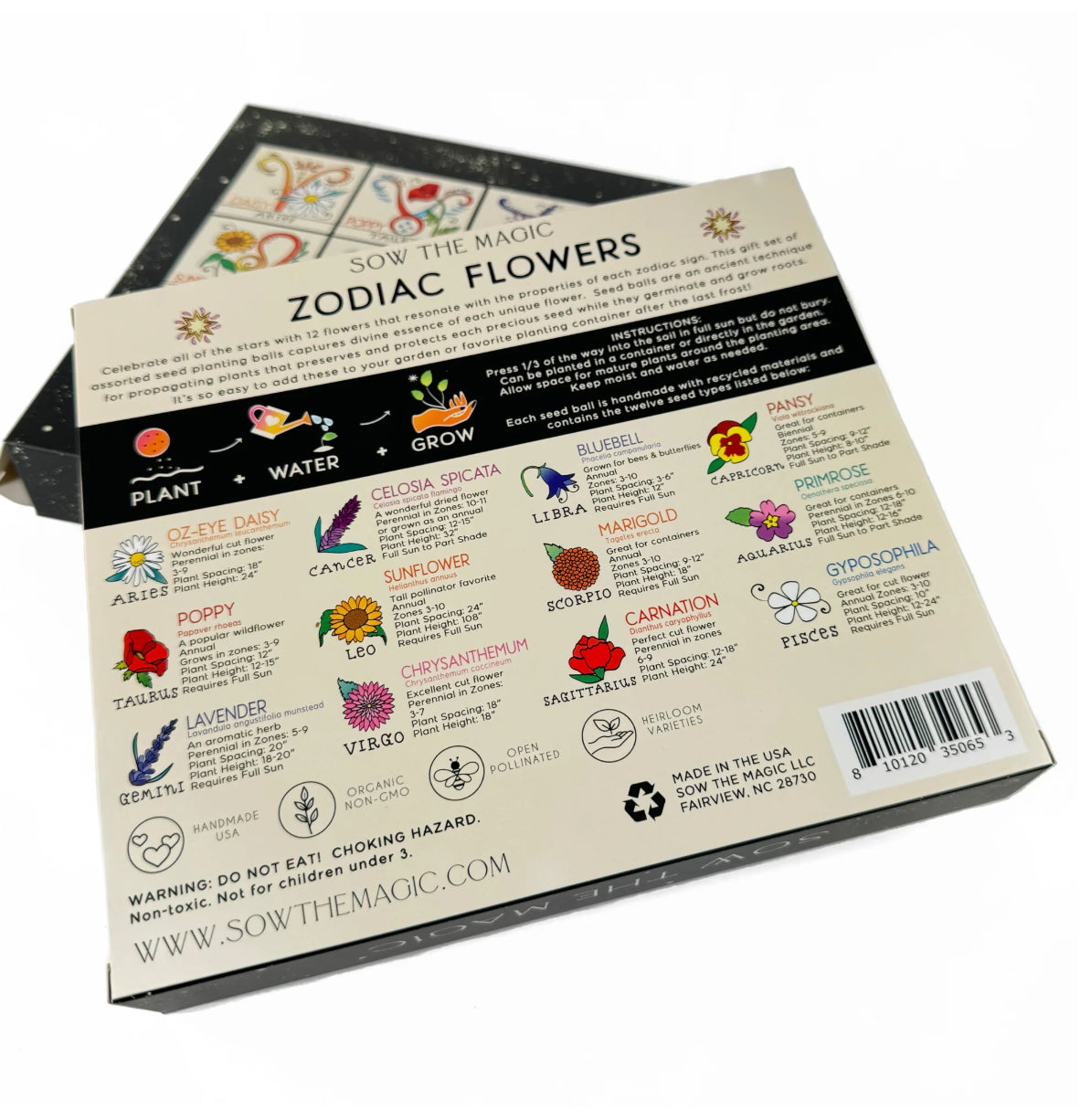 Zodiac Flower Seed Ball Set
