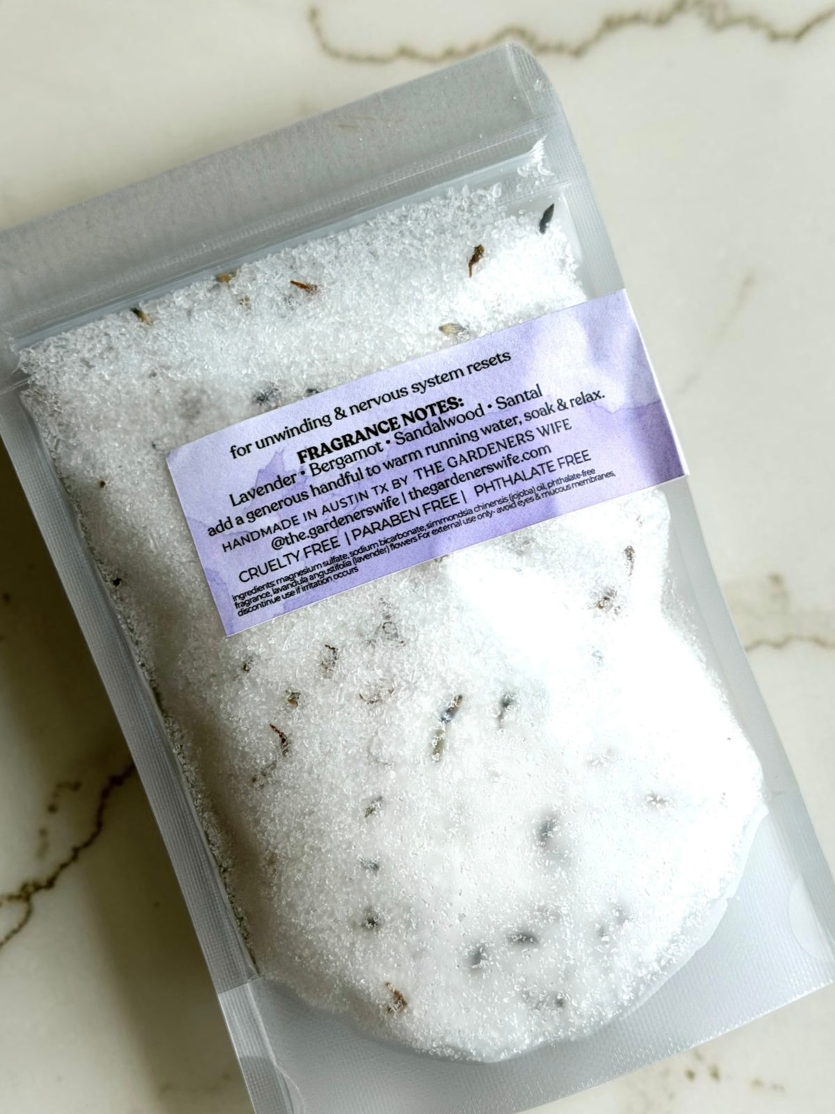 Drift~ Bath Soak with Lavender & Bergamot