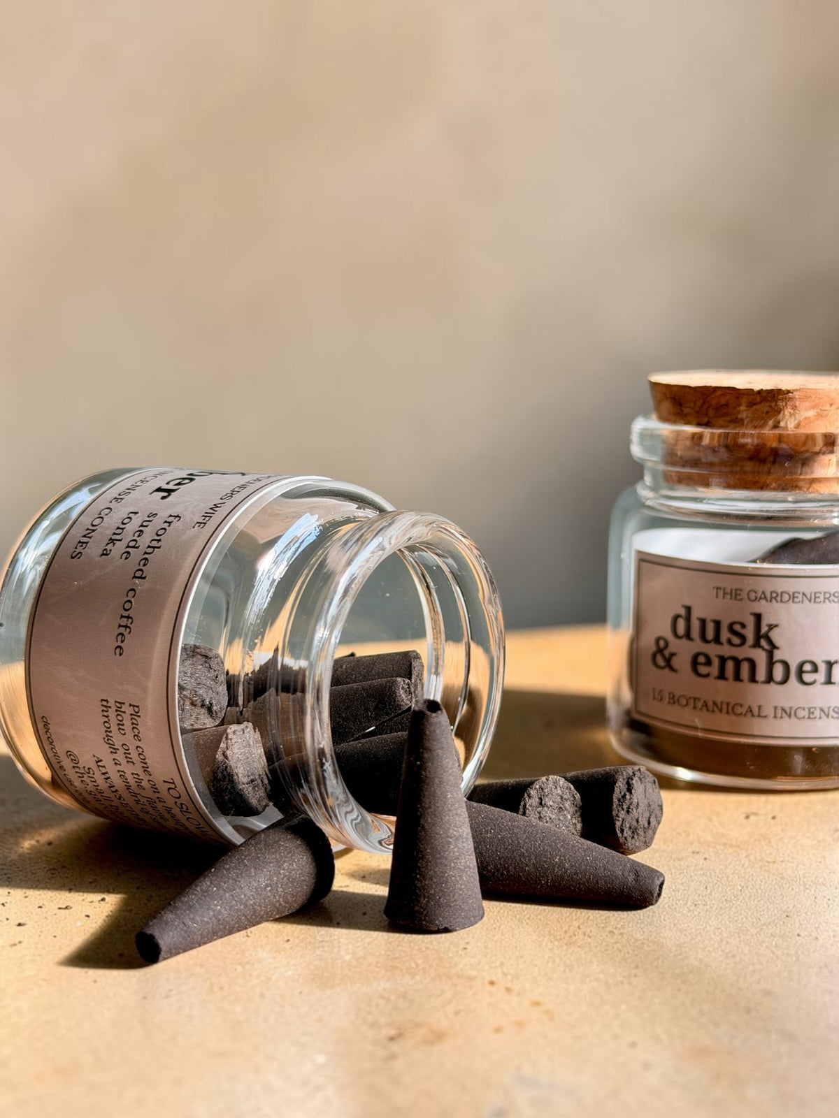 DUSK & EMBER Botanical Incense Cones