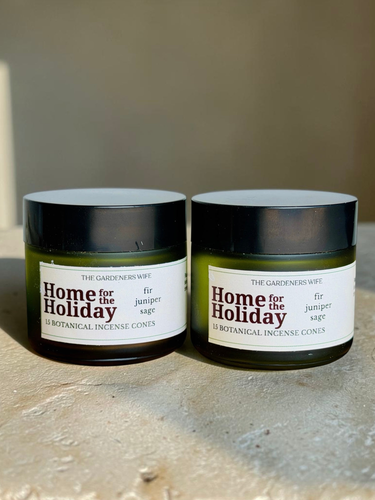 HOME FOR THE HOLIDAY Botanical Incense Cones