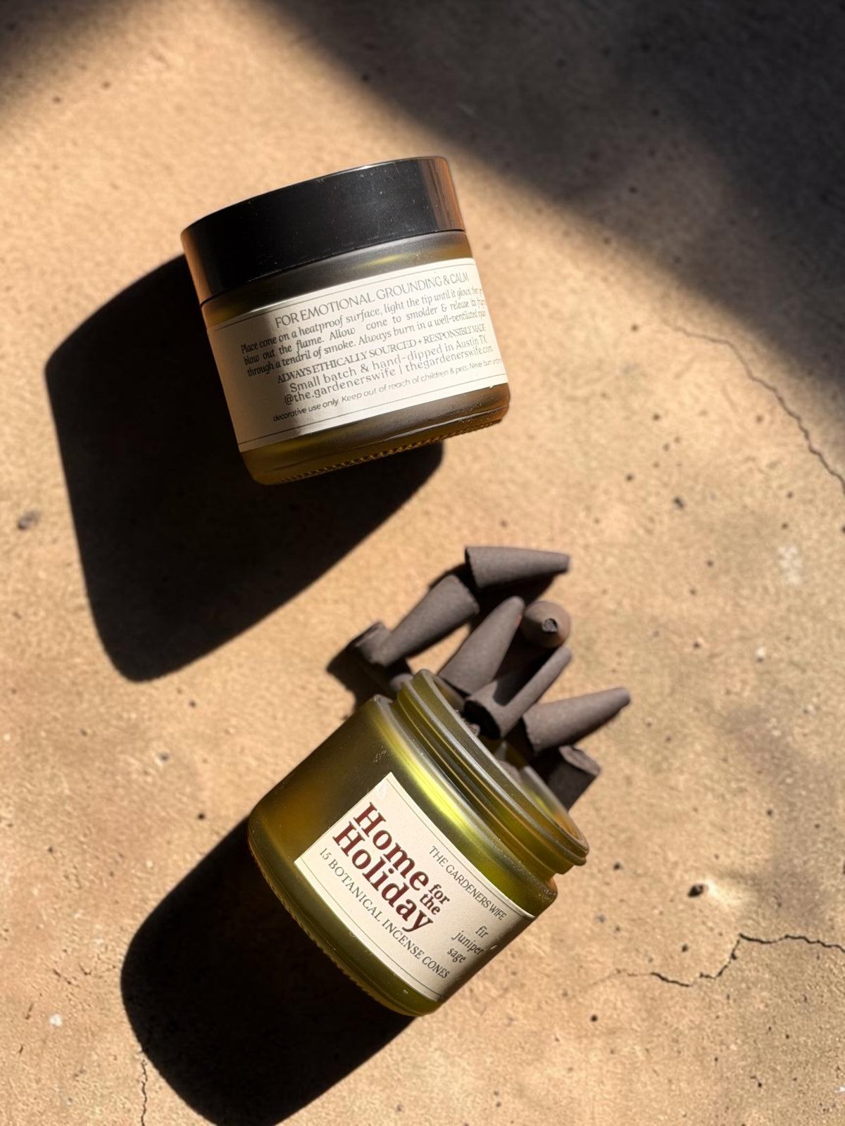 HOME FOR THE HOLIDAY Botanical Incense Cones