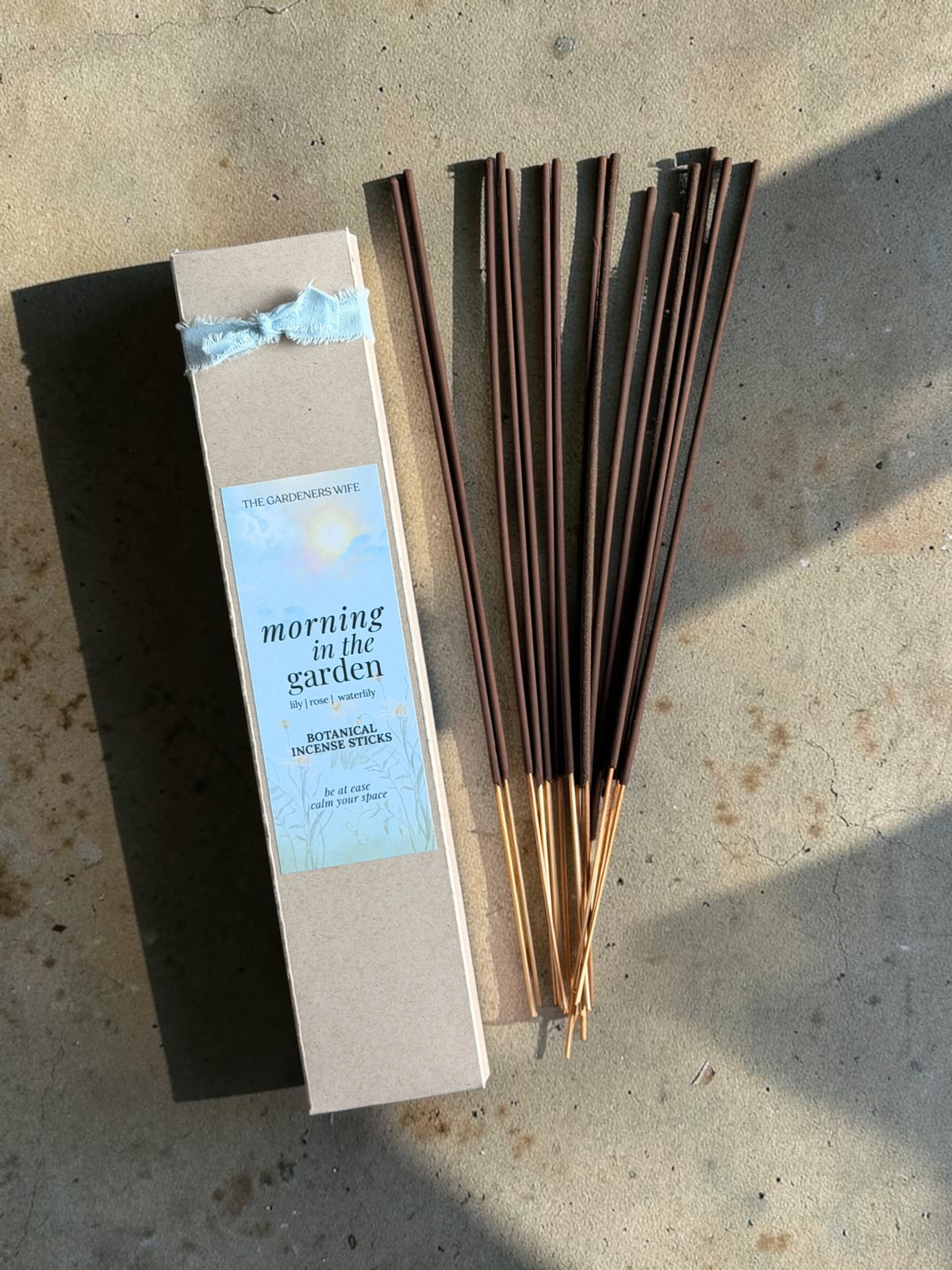 MORNING IN THE GARDEN Botanical Incense Sticks