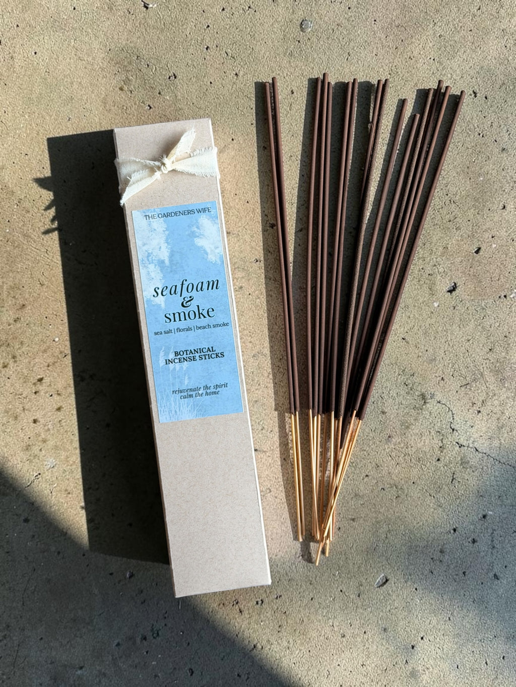 SEAFOAM & SMOKE Botanical Incense Sticks
