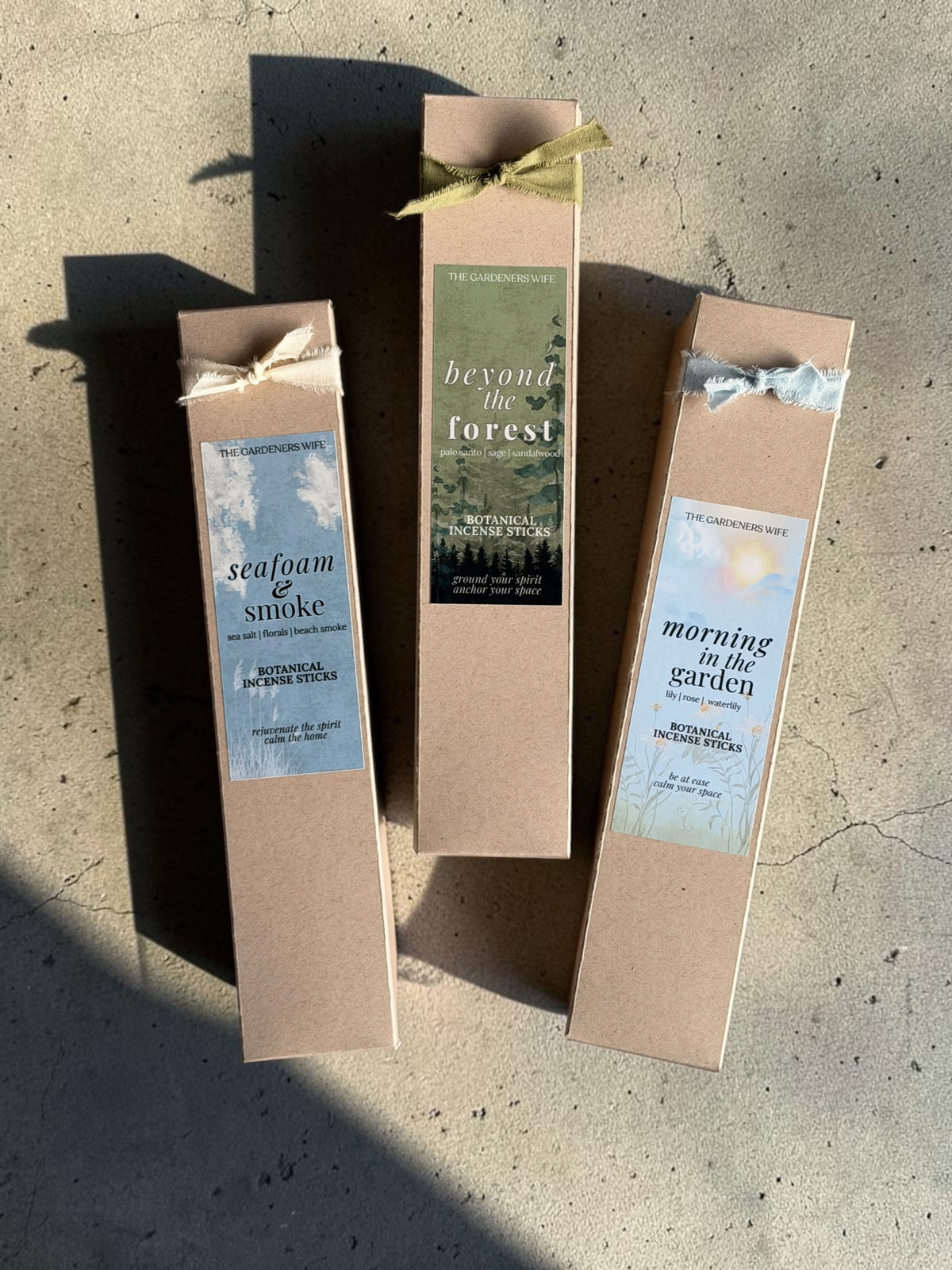 SEAFOAM & SMOKE Botanical Incense Sticks